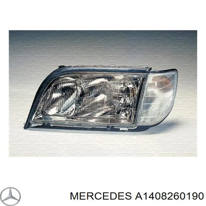 Скло фари лівої Mercedes A1408260190 ціна, від 87.25 USD