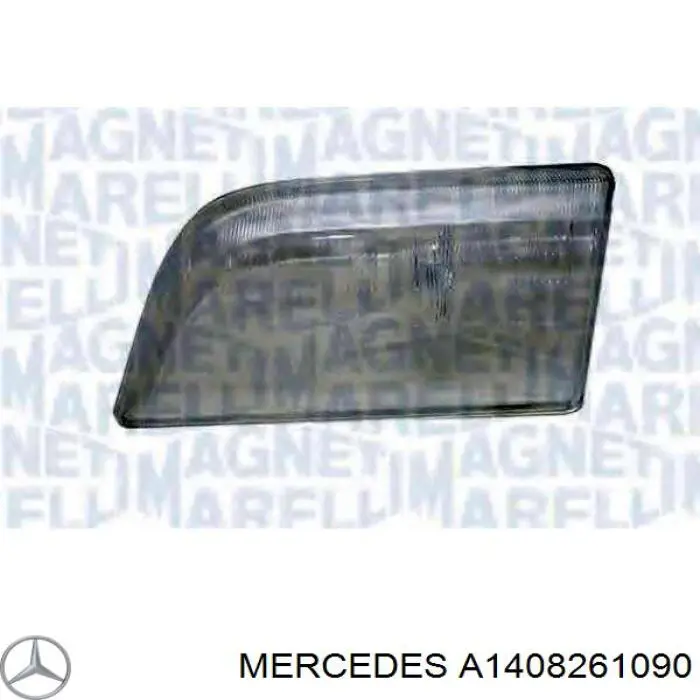 A1408261090 Mercedes Скло фари правої