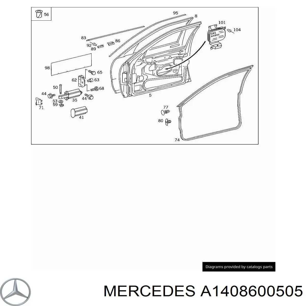 A1408600505 Mercedes 
