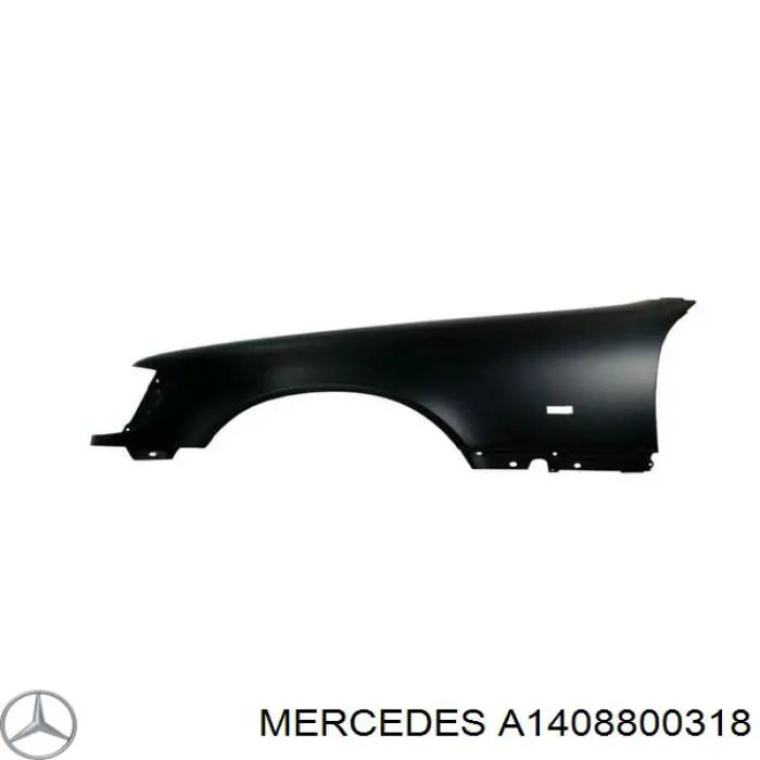 Ліве переднє крило Mercedes A140880031867 ціна, від 85.35 USD