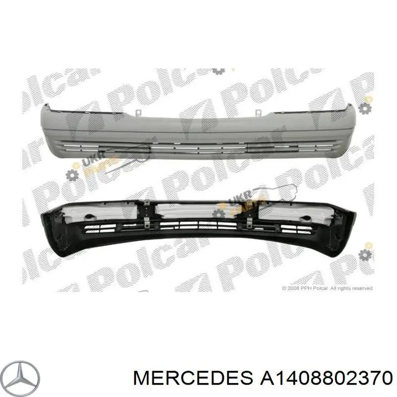 A1408802370 Mercedes Бампер передний