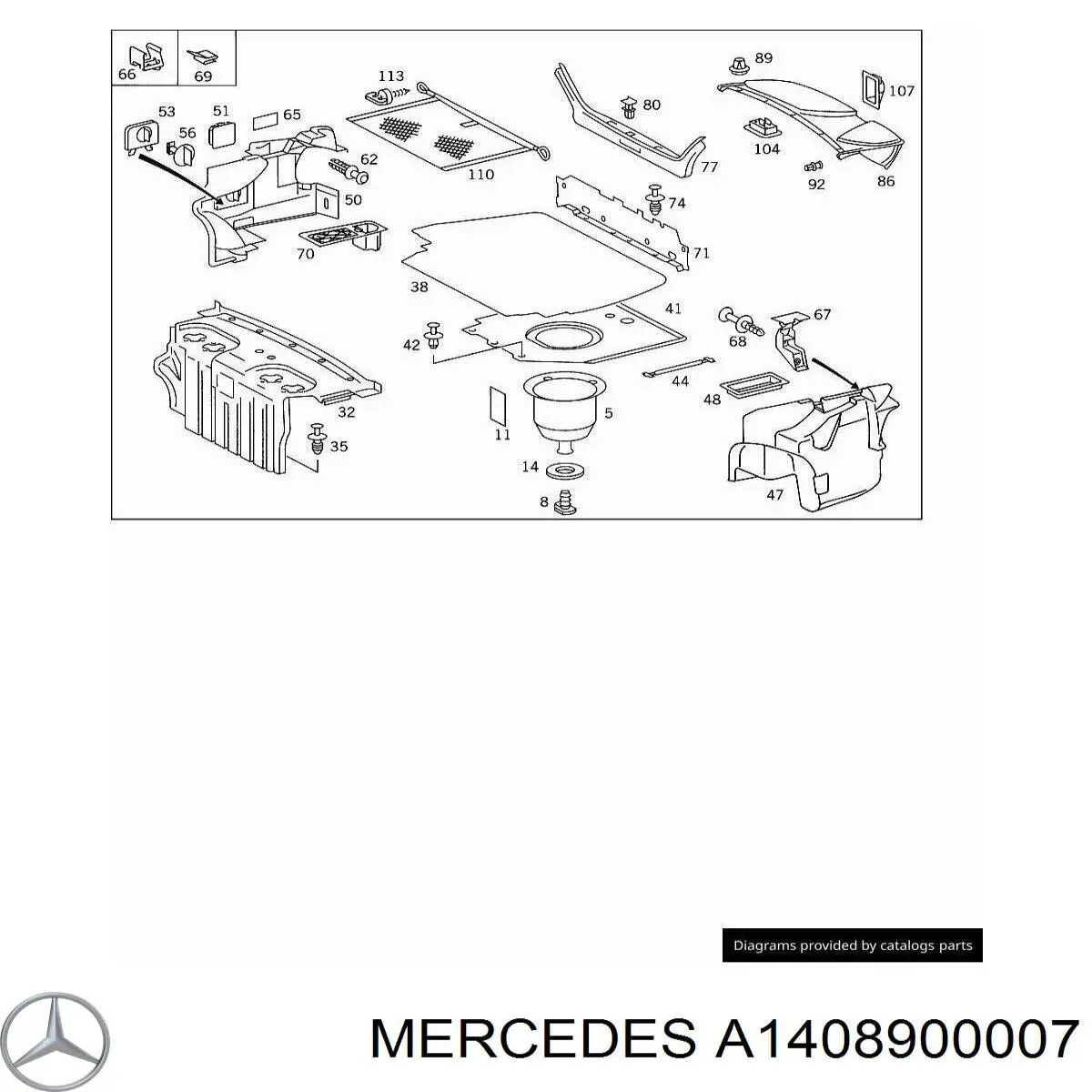  A1408900007 Mercedes