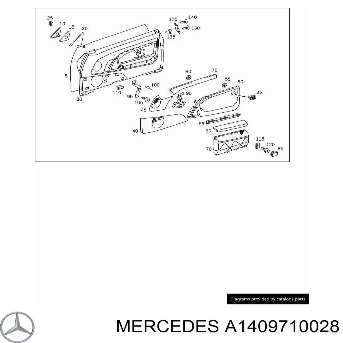 Купити A14097100289051 Mercedes 