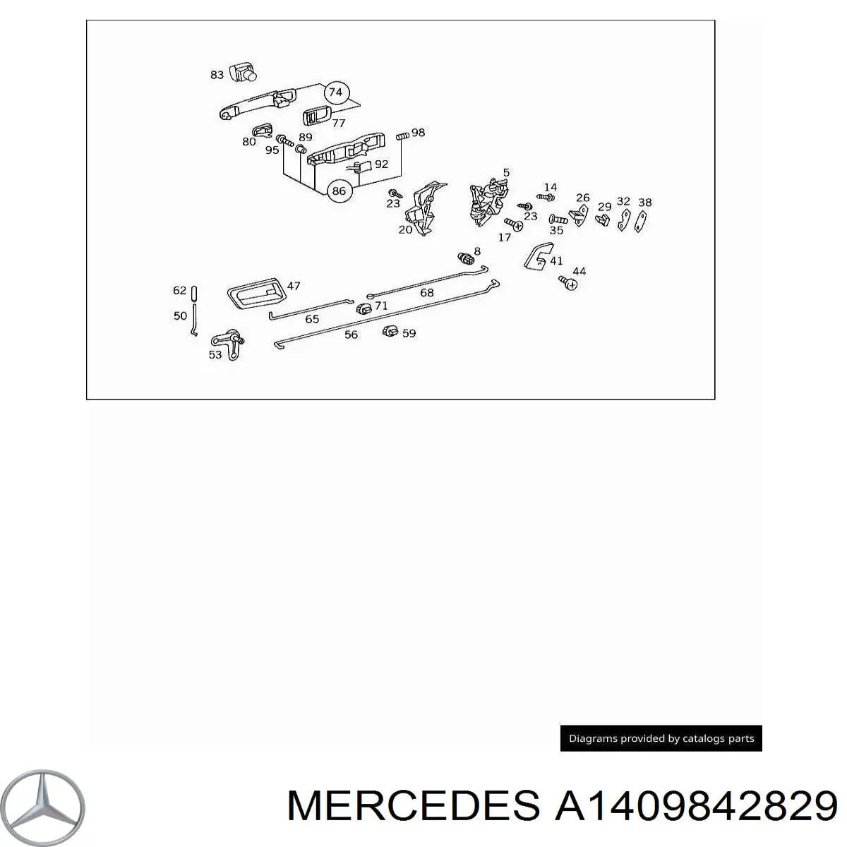 Болт піддону двигуна Mercedes A1409842829