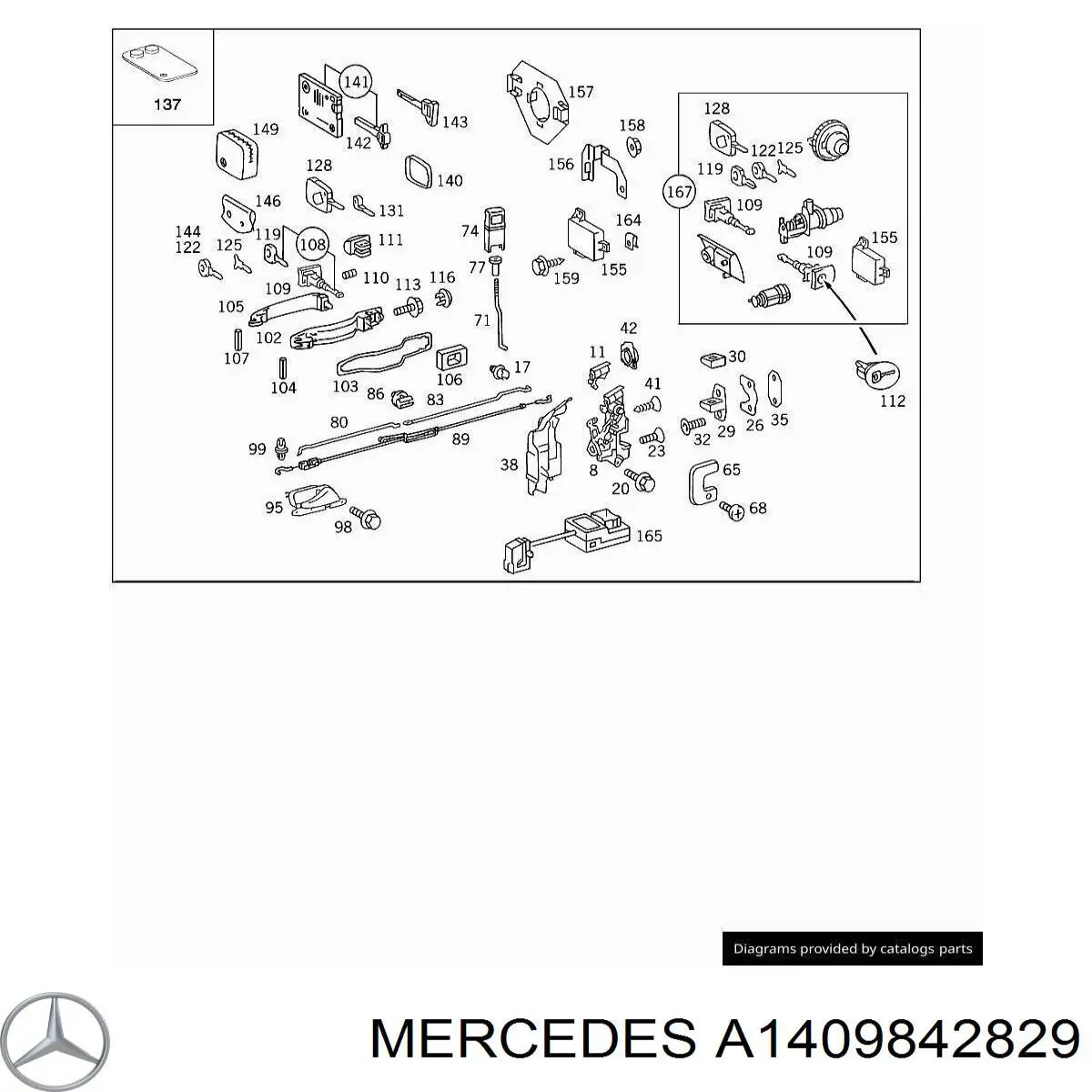 A1409842829 Mercedes Болт піддона картера