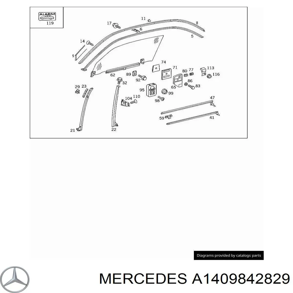 Купити A1409842829 Mercedes Болт піддона зливний