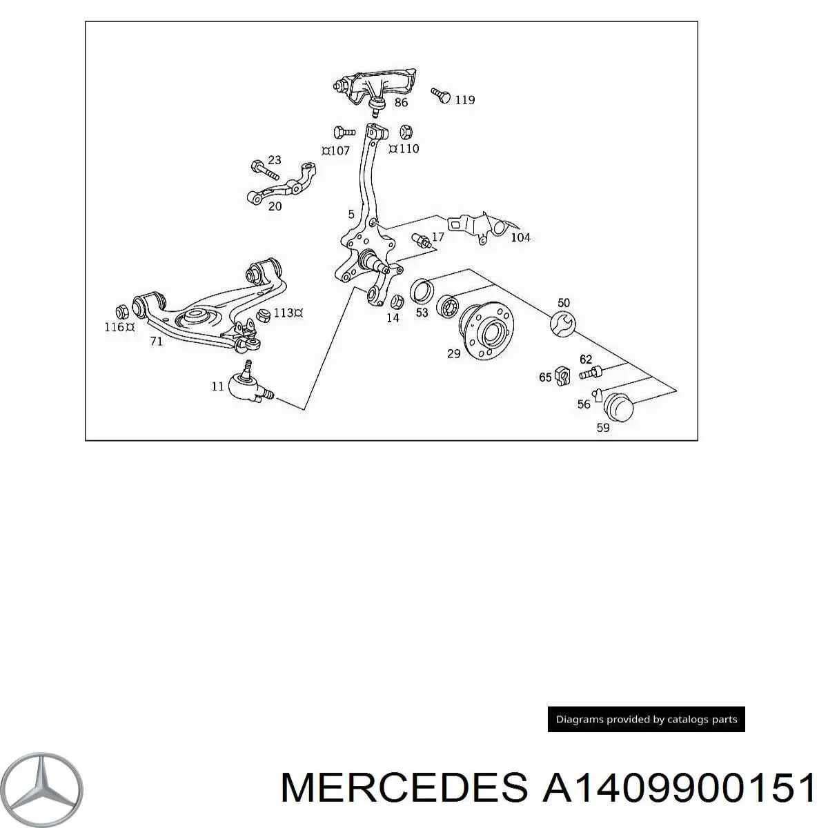 A1409900151 Mercedes 