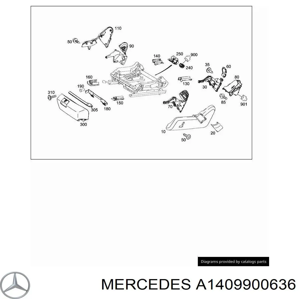  Mercedes A1409900636