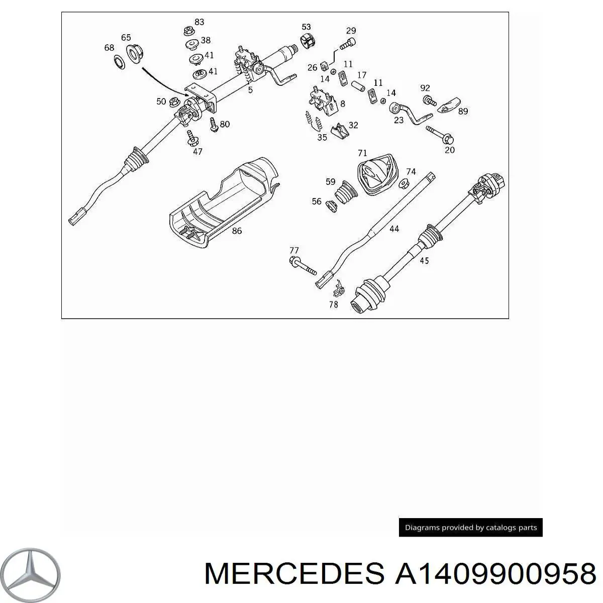Болт/гайка кріплення 7703033206 Renault (RVI)