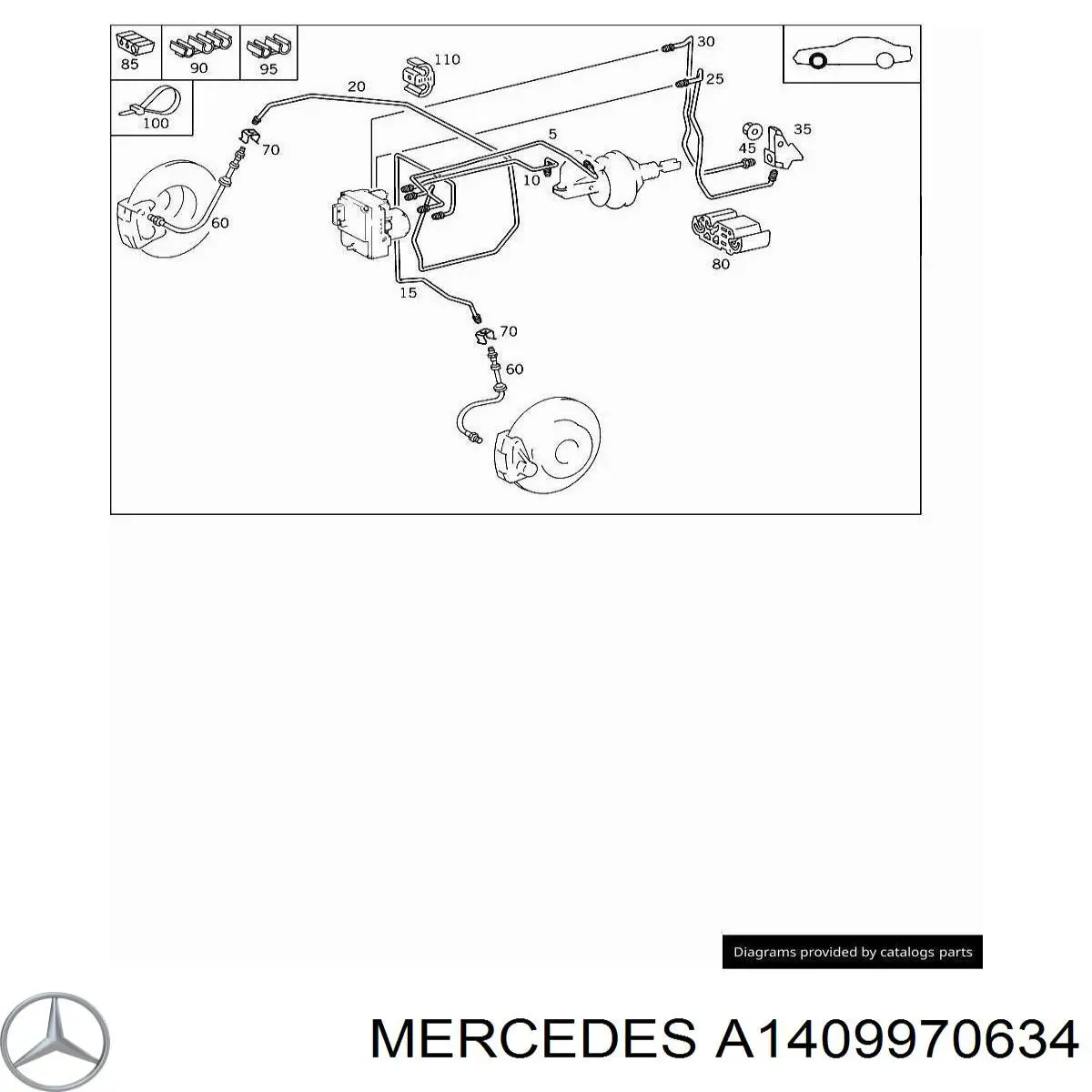 Купити A1409970634 Mercedes 