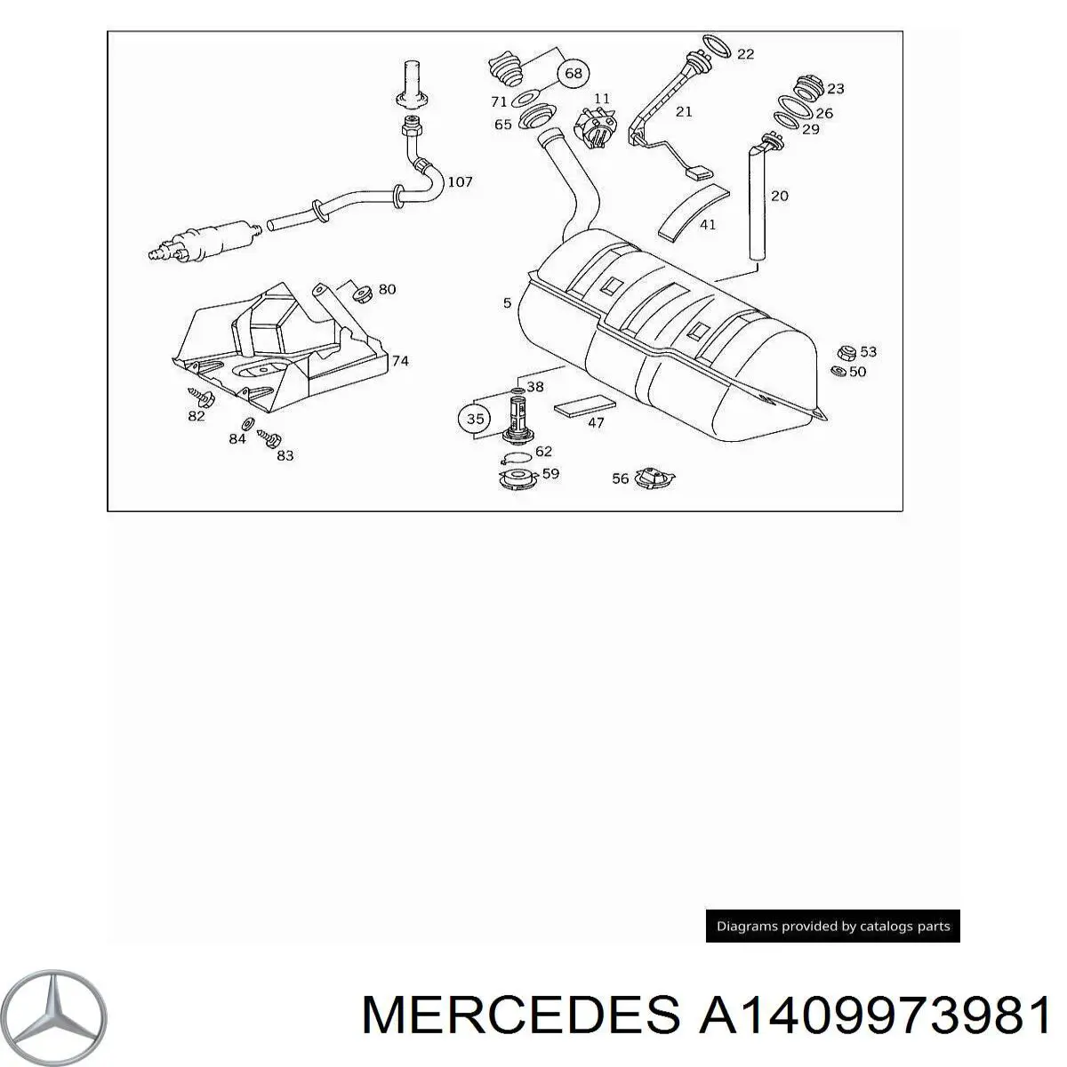 Купити A1409973981 Mercedes 