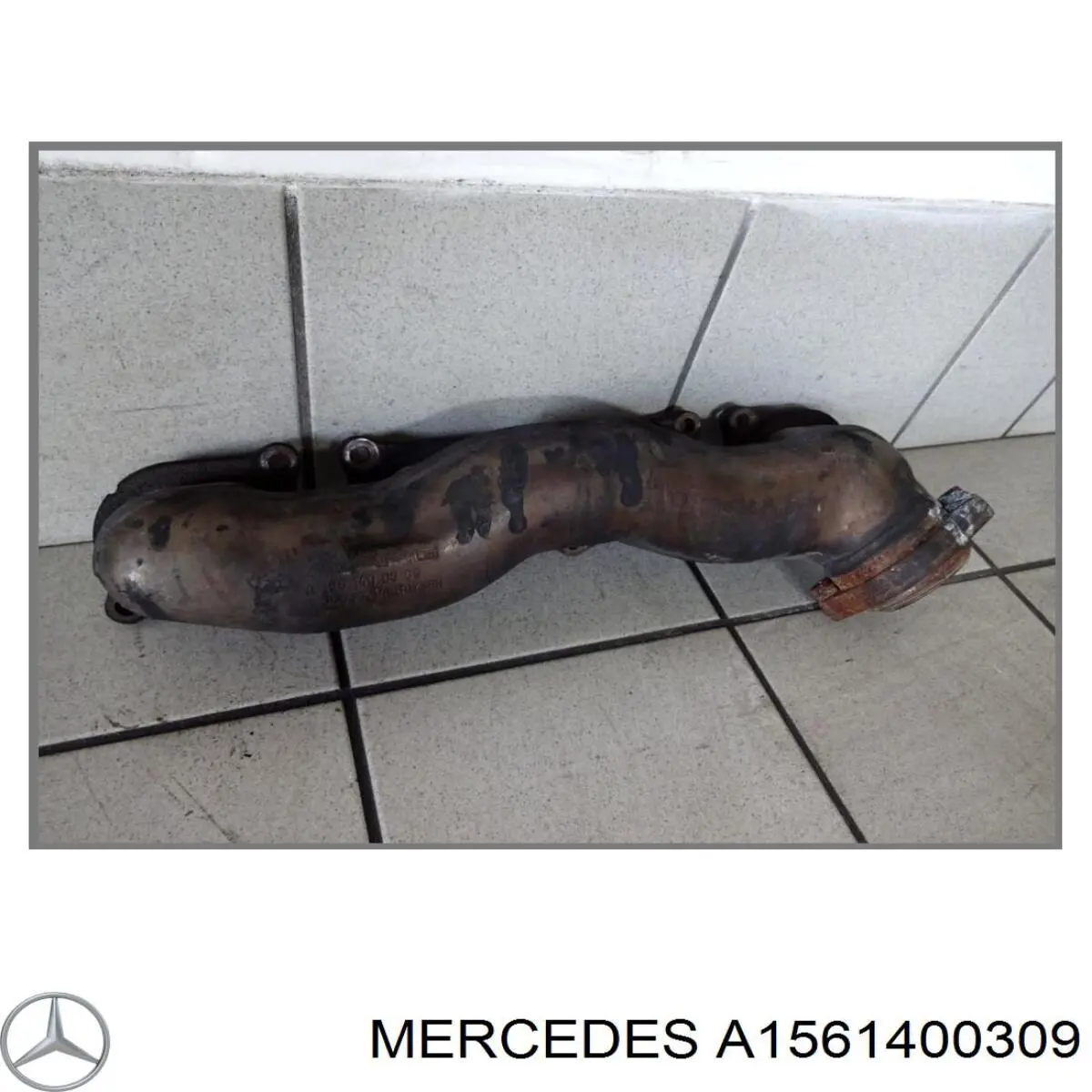 A1561400309 Mercedes Колектор випускний, лівий