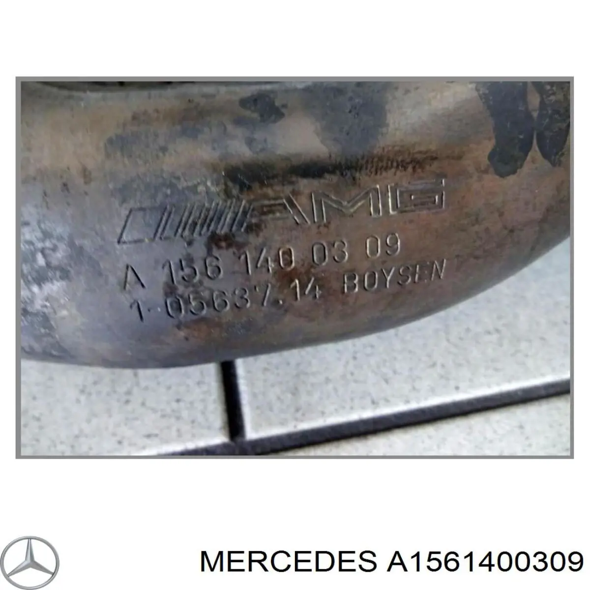 Купити A1561400309 Mercedes Колектор випускний, лівий