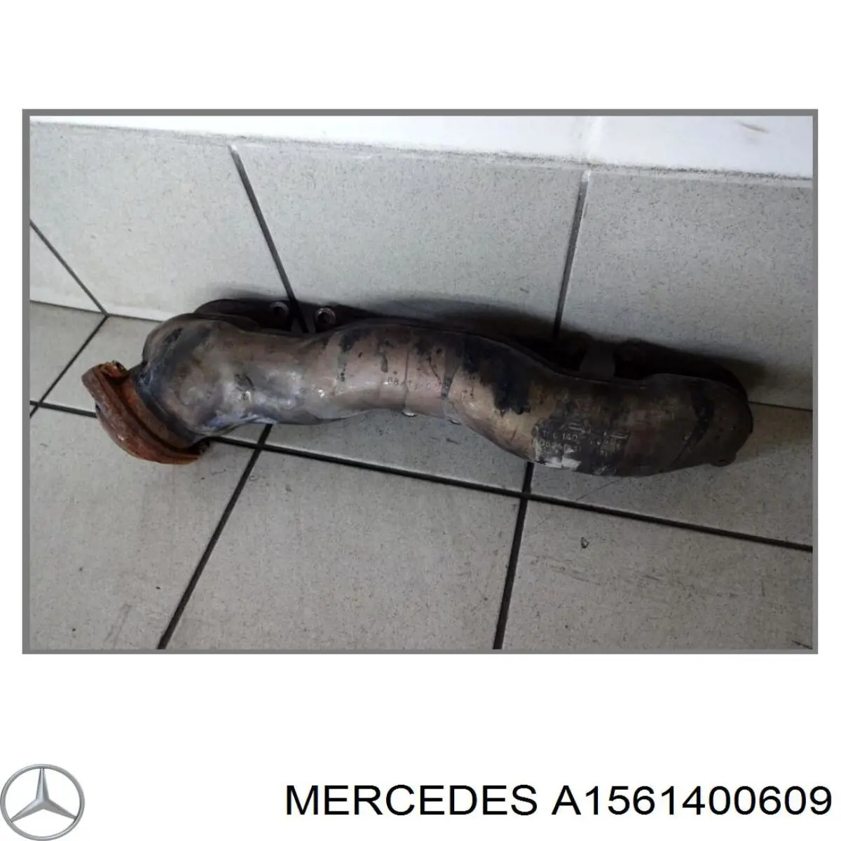 A1561400609 Mercedes Колектор випускний, правий