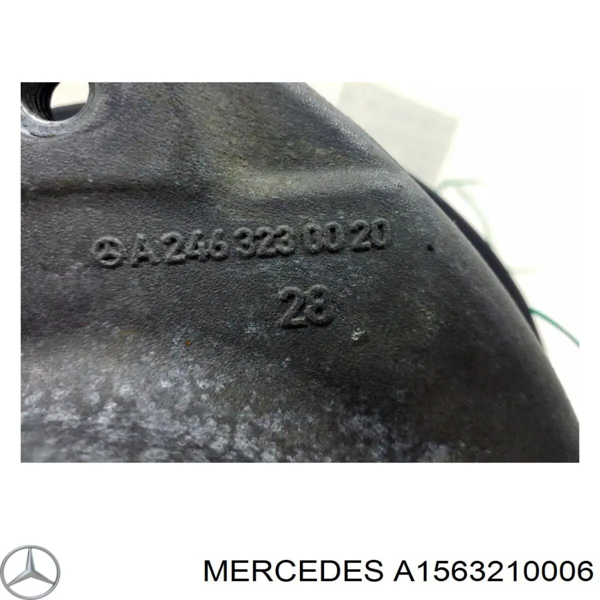 Відбійник амортизатора переднього Mercedes A1563210006