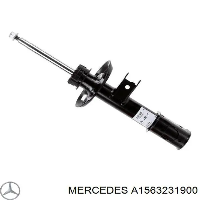 Амортизатор передньої підвіски, лівий Mercedes A1563231900 ціна, від 290.83 USD
