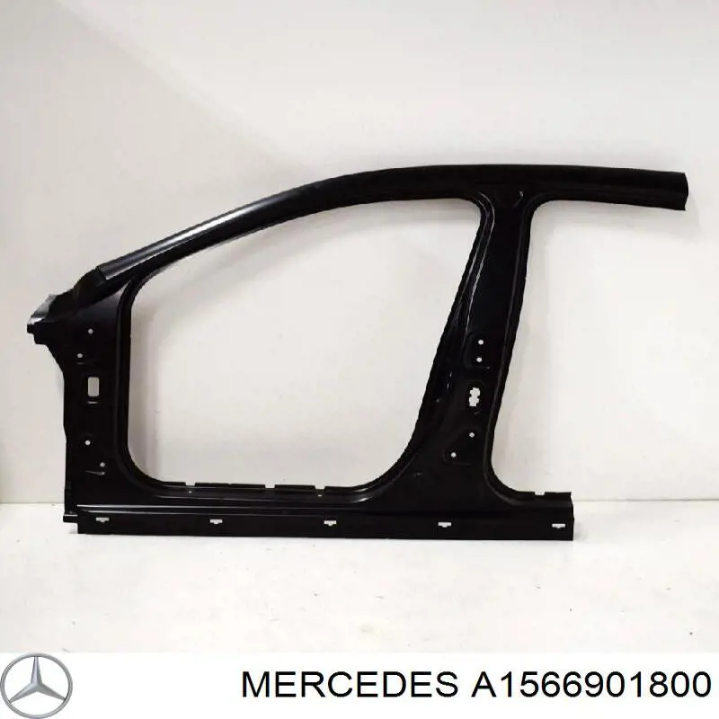 Купити A1566901800 Mercedes Молдинг даху, правий