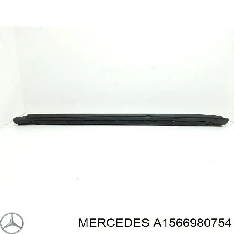 Накладка зовнішня (молдинг) порога, лівий Mercedes A1566980754 ціна, від 51.07 USD