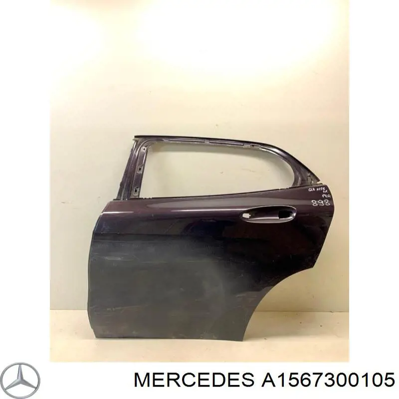A1567300105 Mercedes Двері пасажирськи задні ліві