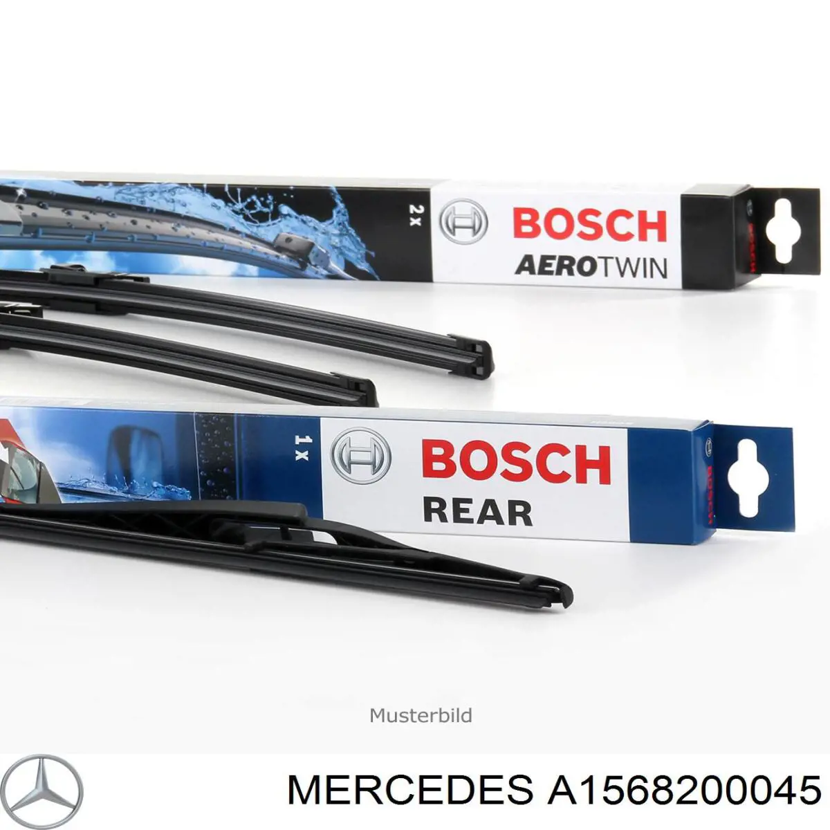 Двірник задній Mercedes A1568200045