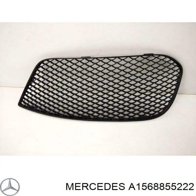 Решітка переднього бампера, права Mercedes A1568855222 ціна, від 169.99 USD