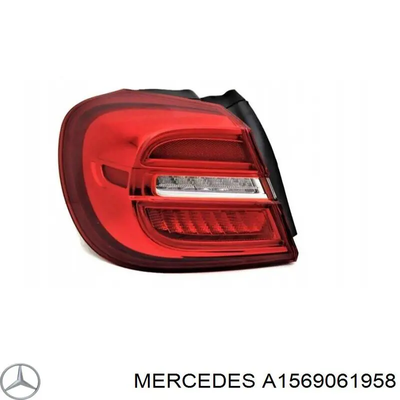 Купити A1569061958 Mercedes Лівий стоп