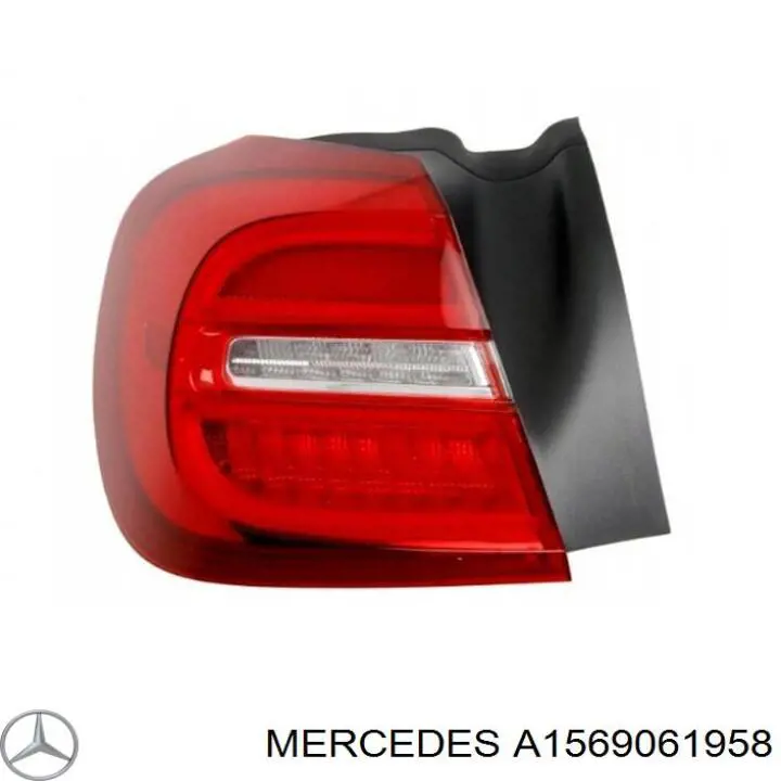 Лівий стоп A1569061958 Mercedes