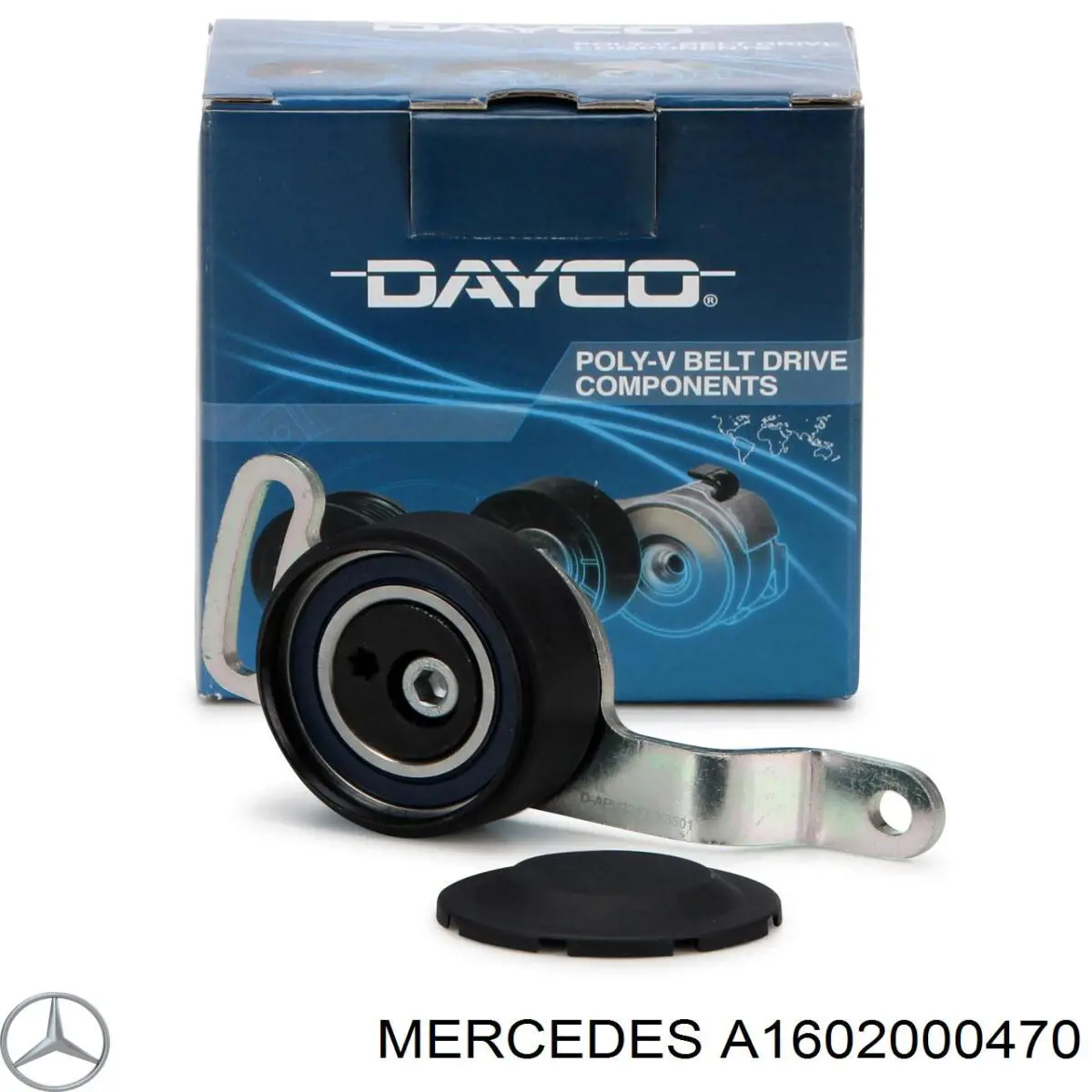 A1602000470 Mercedes Натяжна планка поліклинового ременя