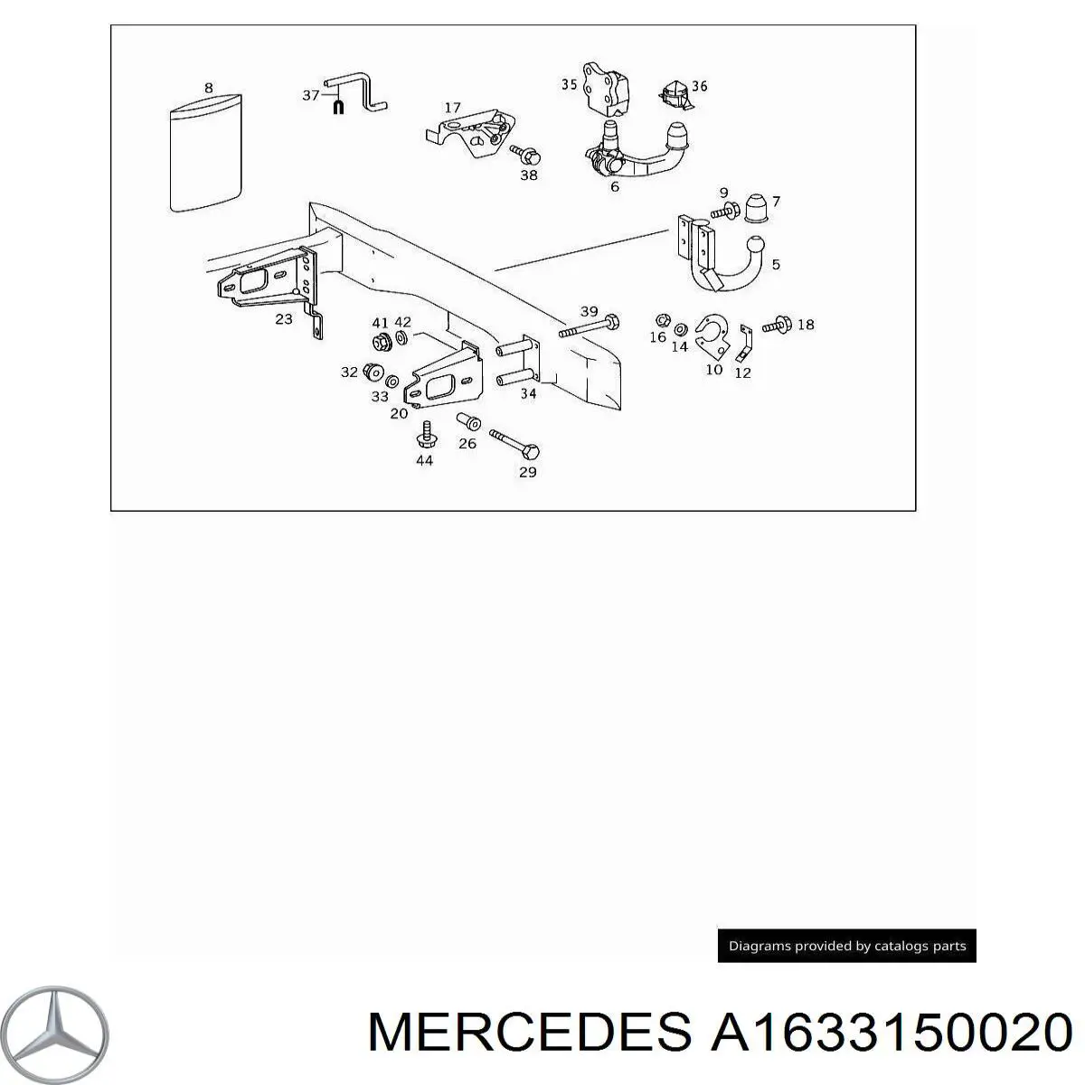  A1633150020 Mercedes