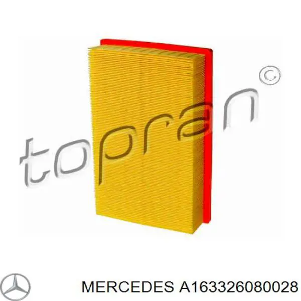 A163326080028 Mercedes Стійка передня