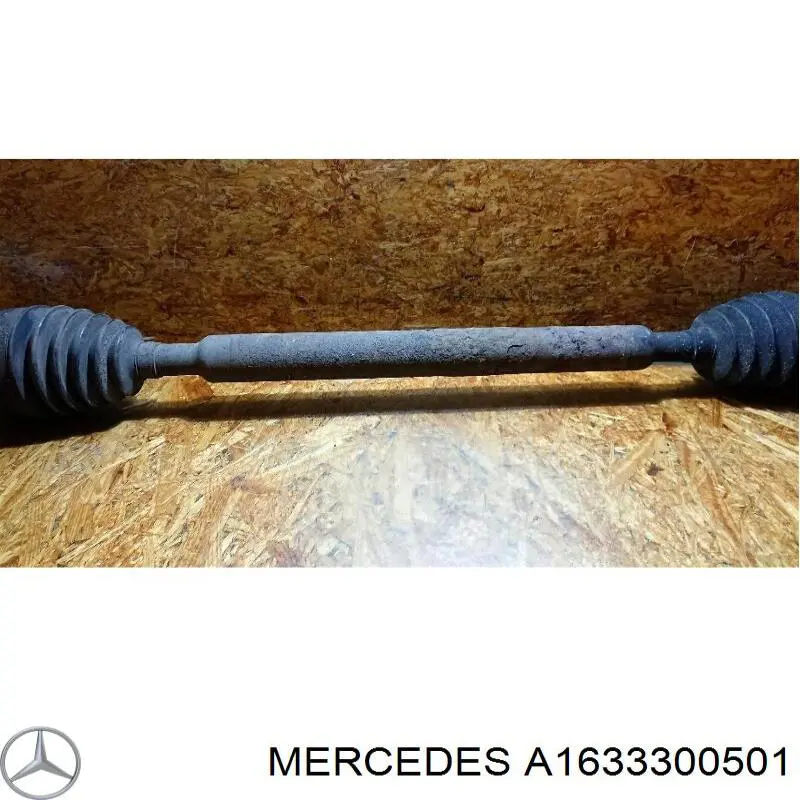Піввісь передня, права Mercedes A1633300501 ціна, від 42.18 USD