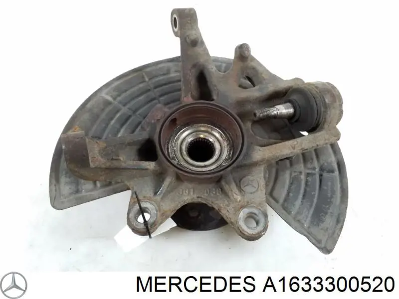 Цапфа поворотного кулака Mercedes A1633300520 ціна, від 44.99 USD