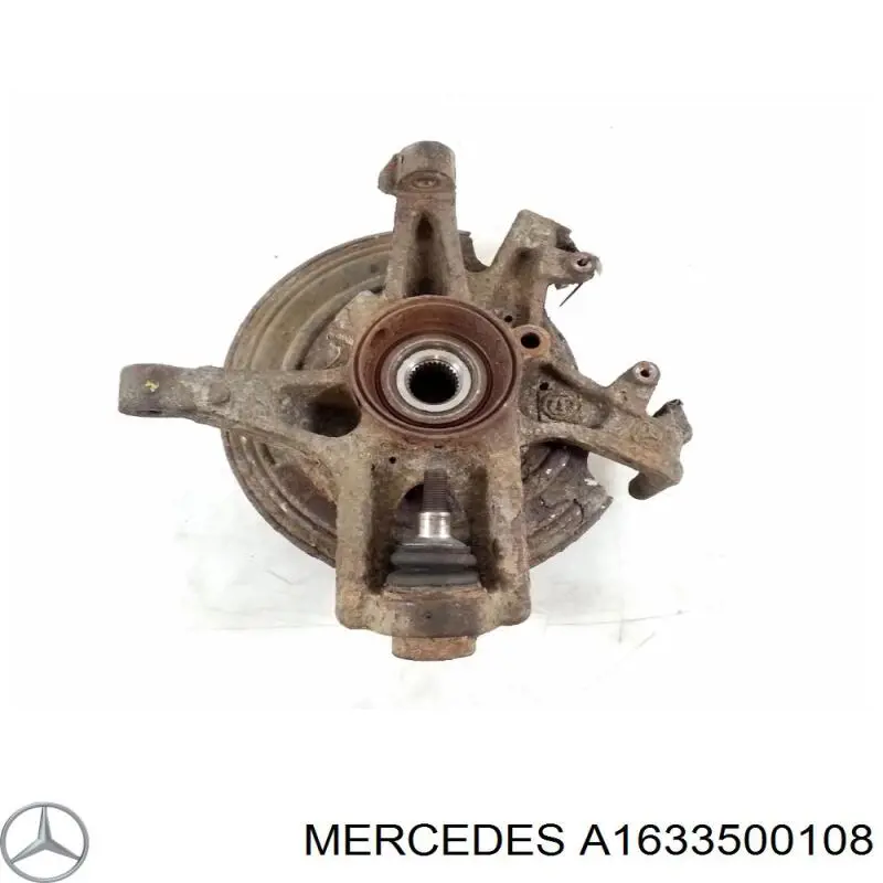 A1633500108 Mercedes Цапфа поворотна ліва