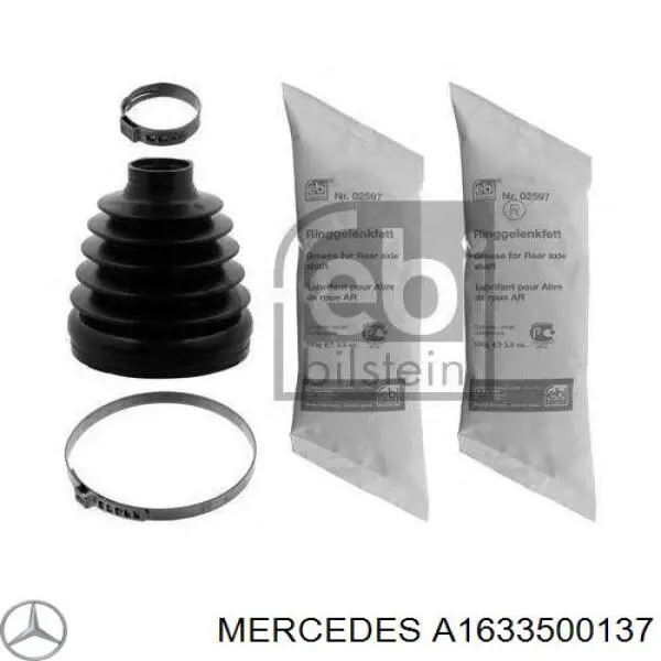 Купити A1633500137 Mercedes Пильник ШРУСа внутрішній, задньої піввісі