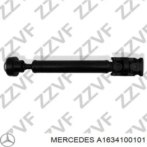 Вал карданний переднього моста Mercedes A1634100101 ціна, від 195.85 USD