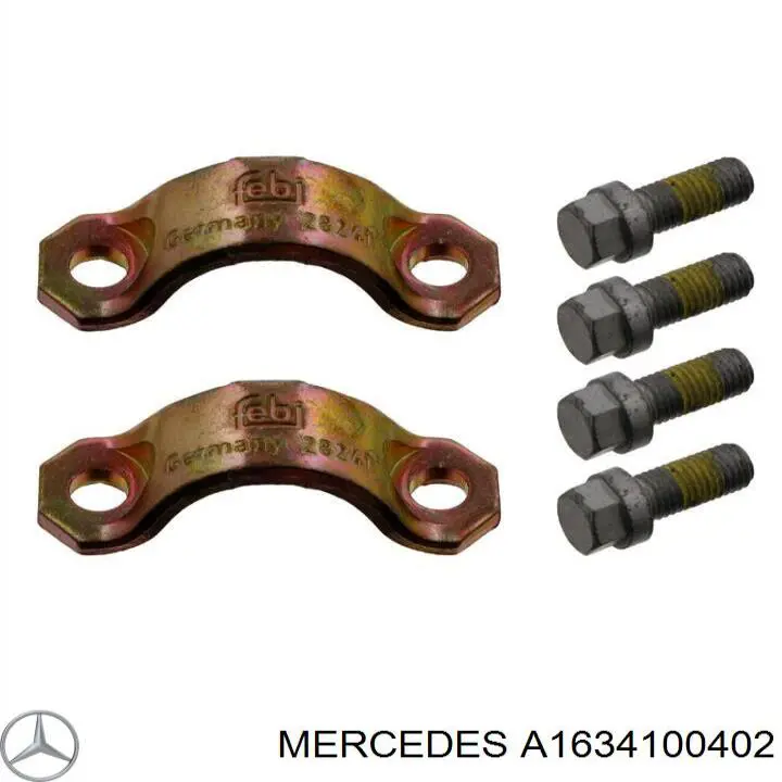 Вал карданний задній, у зборі Mercedes A1634100402 ціна, від 237.75 USD