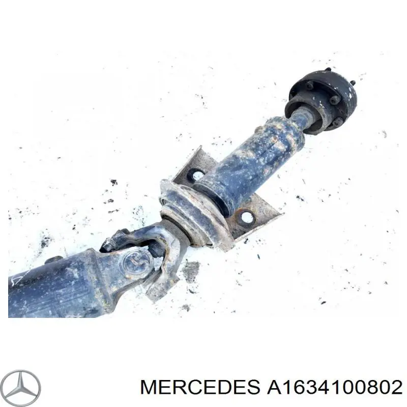 Вал карданний задній, у зборі Mercedes A1634100802 ціна, від 37.25 USD