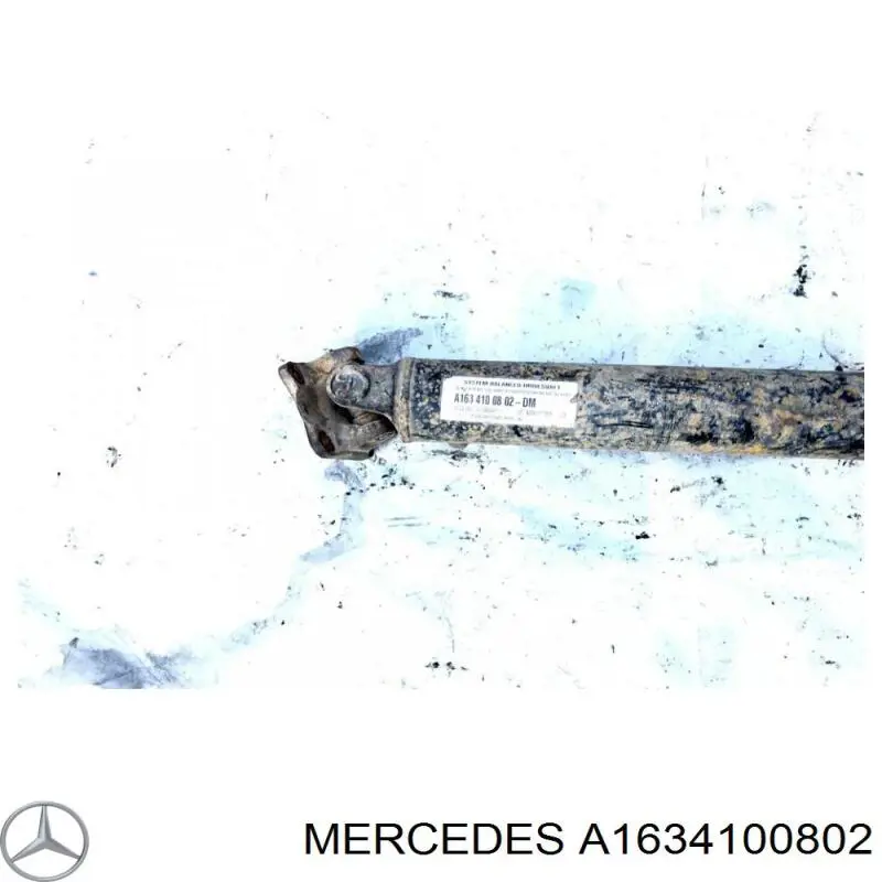 A1634100802 Mercedes Вал карданний основний заднього моста