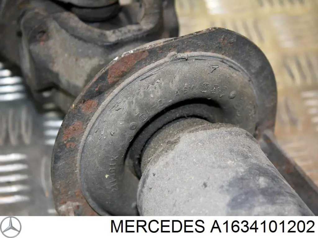 A1634101202 Mercedes вал карданний задній, в сборі