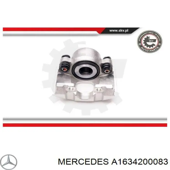 Купити A1634200083 Mercedes Супорт гальмівний передній лівий