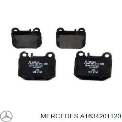 A1634201120 Mercedes Колодки гальмівні задні, дискові