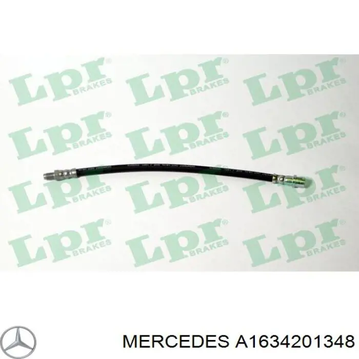 A1634201348 Mercedes шланг гальмівний задній