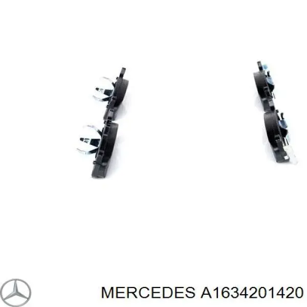 A1634201420 Mercedes Колодки гальмівні задні, дискові