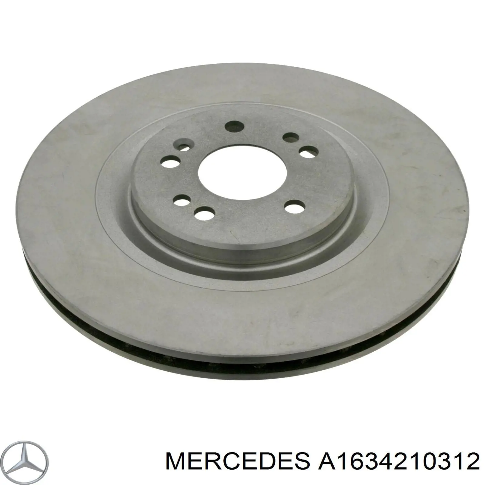 A1634210312 Mercedes Гальмо дискове переднє