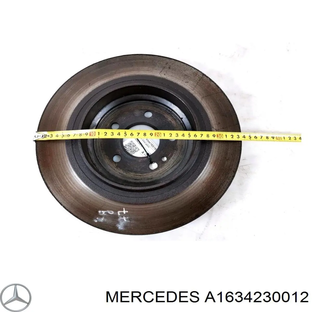 Гальмівні диски A1634230012 Mercedes