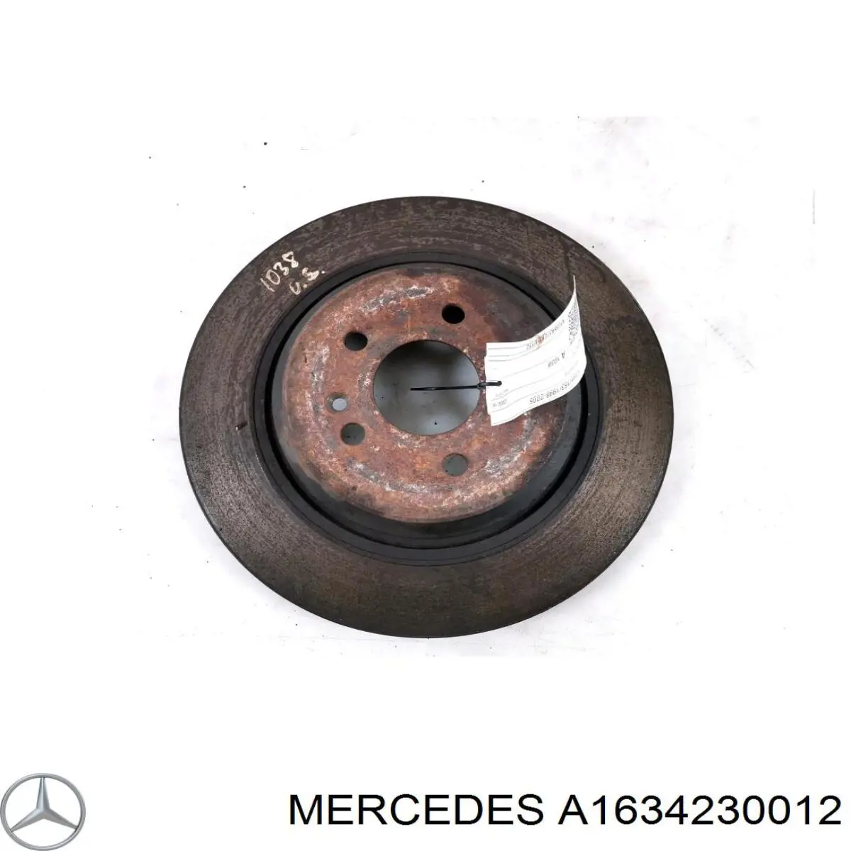Купити A1634230012 Mercedes Диск заднього гальма
