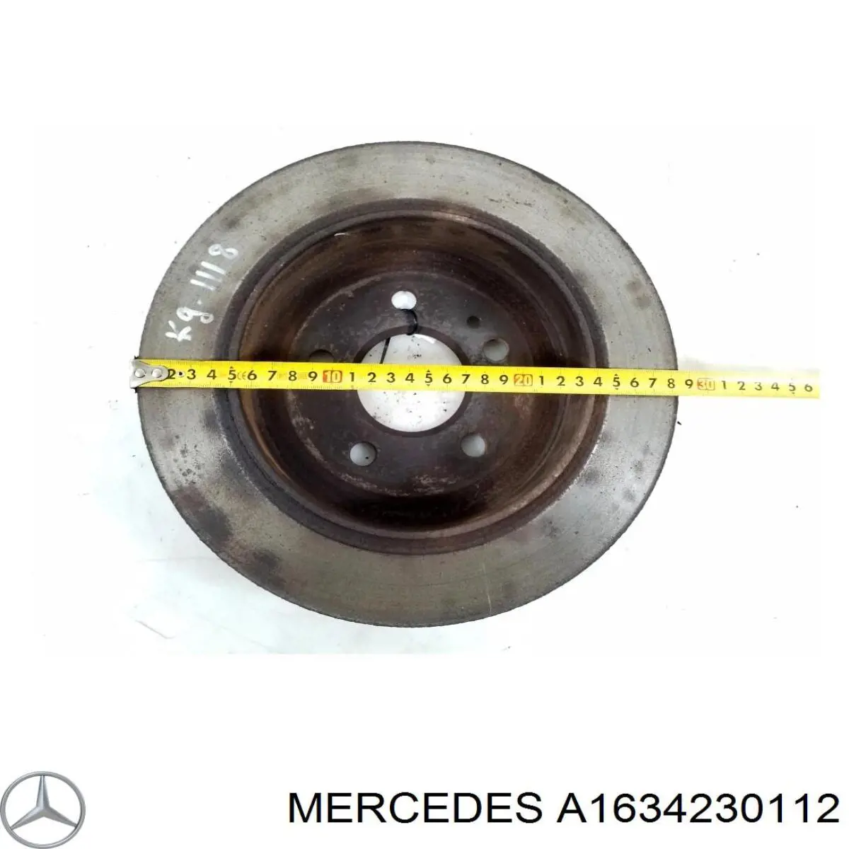 Купити A1634230112 Mercedes Диск заднього гальма