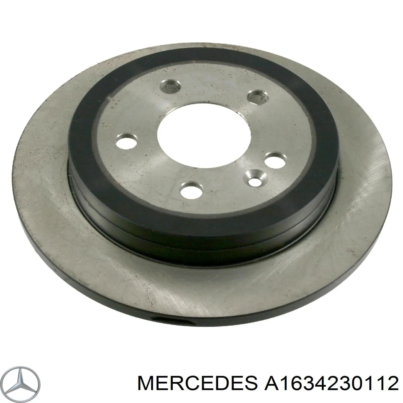 A1634230112 Mercedes диск гальмівний задній