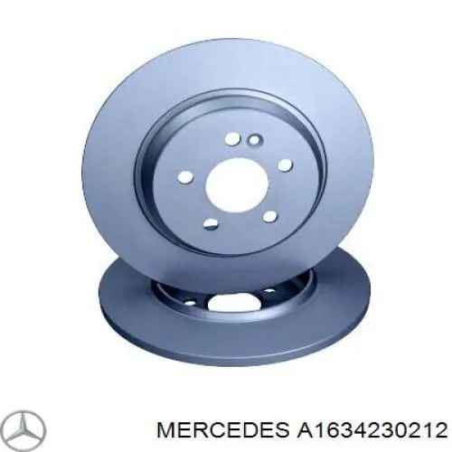 Гальмівні диски A1634230212 Mercedes