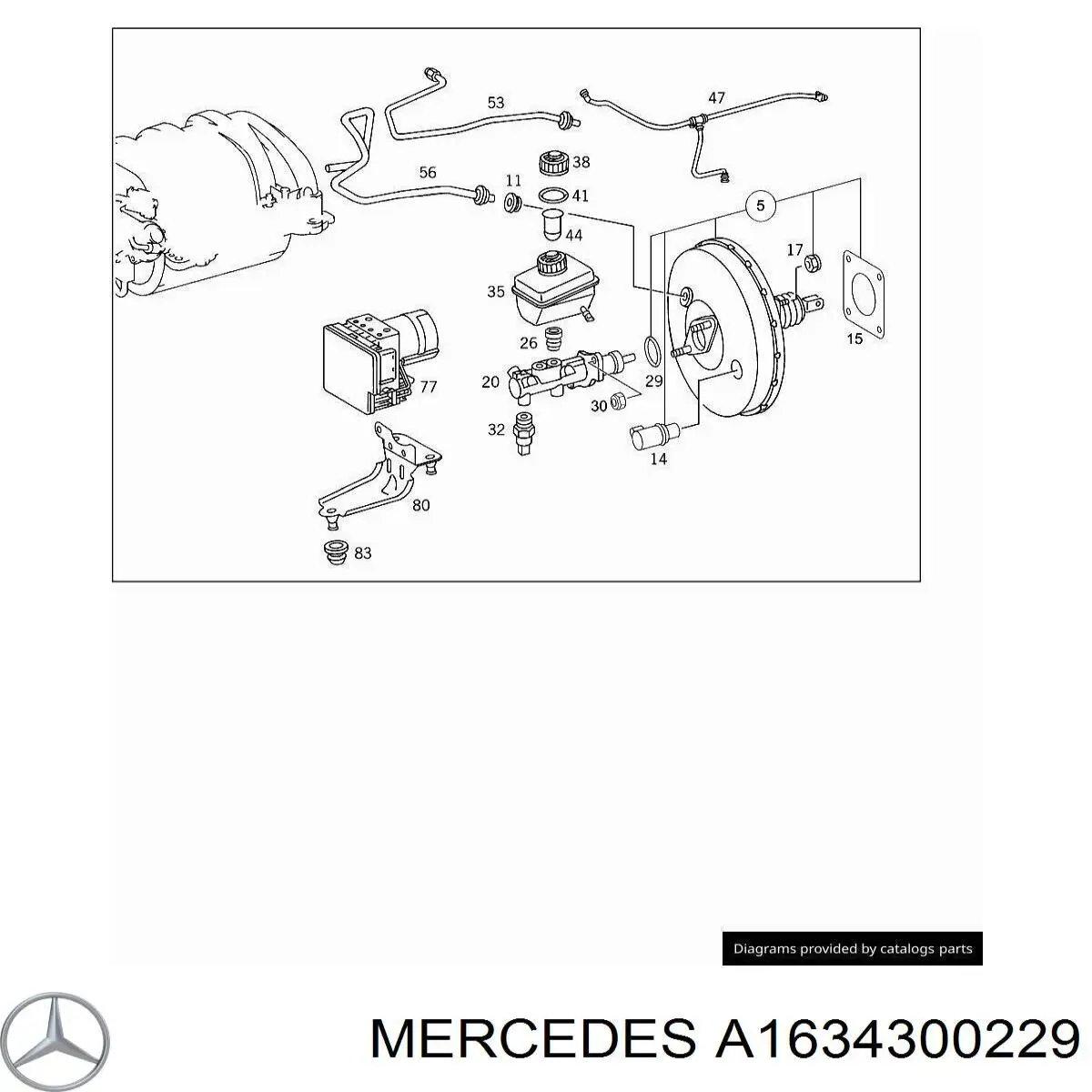 A1634300229 Mercedes 